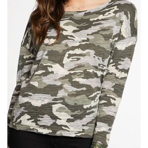 CHASER Camo Long Sleeve Tee